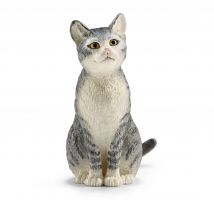 Figurine Chat Assis - Farm World - Schleich