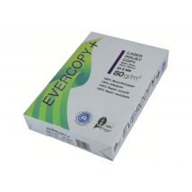 Ramette De Papier - 500 Feuilles A4 21 X 29.7 Cm - 80 G/m² - Evercopy - Clairefontaine - Blanc