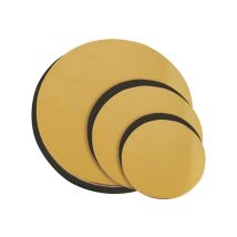 Lot De 6 Supports À Gâteau Scrapcooking - Or Et Noir - Scrapcooking