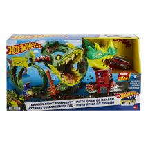 Hot Wheels - Coffret Attaque Du Dragon - Circuit / Petite Voiture - Dès 5 Ans