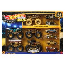 Pack 10 Véhicules Monster Truck Trophy Champions - Hot Wheels