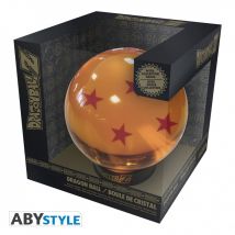 Dragon Ball Replique Boule De Cristal 4 Etoiles 75 Mm + Socle - Abystyle