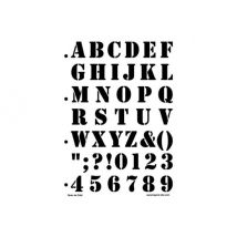 Pochoir Pour Lettrage «grain De Café» - Draeger by Toga