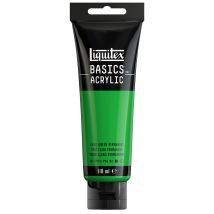 Tube 118 Ml De Peinture Acrylique Liquitex - Basics - Vert Fixe Clair - Winsor & Newton