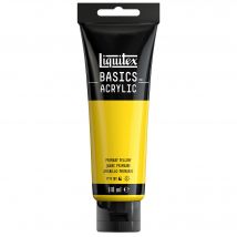 Tube 118 Ml De Peinture Acrylique Liquitex - Basics - Jaune Primaire
