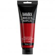 Tube 250 Ml De Peinture Acrylique Liquitex - Basics - Rouge Cadmium Foncé