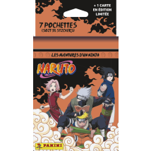 Lot De 7 Pochettes + 1 Carte Édition Limitée - Naruto - Panini France