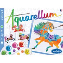 Coffret Aquarellum Junior - Chevaux - Sentosphère