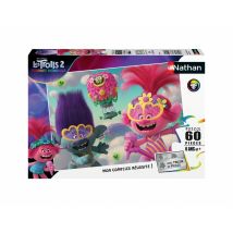 Puzzle 60 Pièces - Poppy Et Branche / Trolls 2 - Nathan