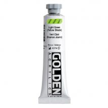Golden Heavy Body Series 3 - Peinture - Acrylique - Vert Clair (ombre Jaune) - 59 Ml - Golden