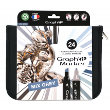 Set De 24 Marqueurs Graph'it - Greys - Graph'IT