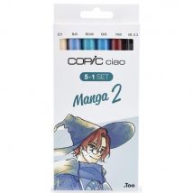 Lot De 5 Feutres + 1 Fineliner Copic Ciao - Manga N°2
