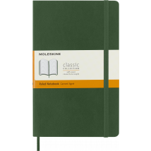 Carnet - 13 X 21 Cm - Moleskine- Pages Lignées - Vert Mythe