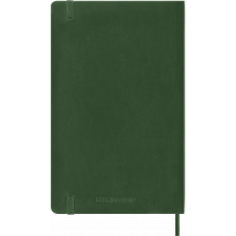 Carnet - 13 X 21 Cm - Moleskine - Pages Unies - Vert Mythe