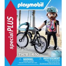 Playmobil - Paul, Le Cycliste - 71478 - Special Plus
