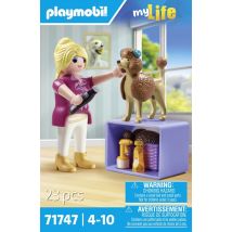 Playmobil - Toiletteuse Avec Caniche Et Accessoires - 71747