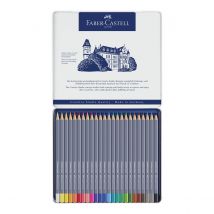 Lot De 24 Crayons De Couleur Aquarellables Faber-castell - Goldfaber Aqua - Faber Castell
