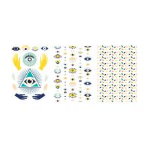 3 Transferts Pour Pâte Polymère Evil Eye - Graine Creative