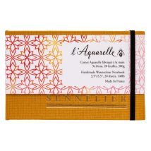 Carnet Aquarelle 20 Feuilles - 9 X 14cm - 300g - Sennelier