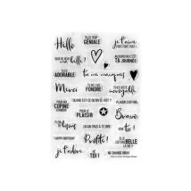 Tampons Transparents - Je T'Adore - Florilèges Design - Florileges Design