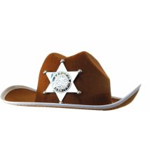 Chapeau Cowboy Marron En Mousse Rigide - Rubie's