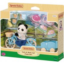 La Fille Panda, Son Vélo Et Sa Remorque - Sylvanian Families - 5652