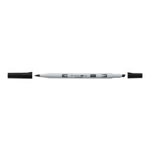 Tombow - Feutre À Alcool Double Pointe Abt Pro - 5,5 Mm - Noir Pn15