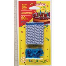 20 Bougies Bleues - Kim'Play