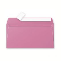 20 Enveloppes Pollen 110x220 Mm - Rose Hortensia