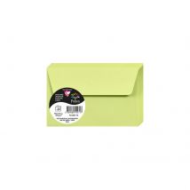20 Enveloppes Pollen 90x140 Mm - Vert Bourgeon - Clairefontaine