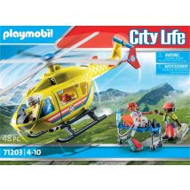 Playmobil - Hélicoptère De Secours - 71203 - Playmobil City Action