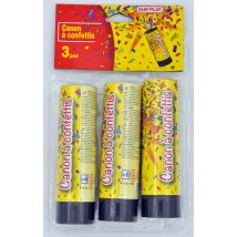 3 Canons À Confettis - Kim'Play