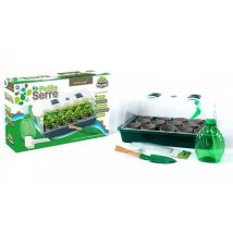Kit De Jardinage Ma Petite Serre - 15 Pots Et Semences - Planete Plante