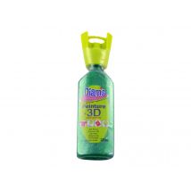 Peinture 3d Pailleté - 37ml - Vert - Diam's