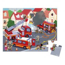 Puzzle Pompiers - 24 Pièces - Janod