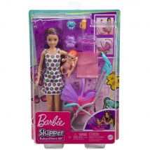Barbie - Skipper Babysitters - Coffret Poussette - Mattel