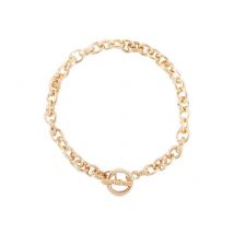 Bracelet Maille Forcat Large Créalia - Doré
