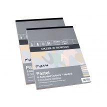 Bloc Murano 31x23 160g 6 Couleurs Neutres 30 Feuilles - Daler Rowney