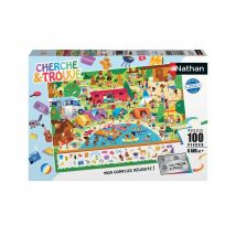 Nathan Puzzle 100 Pièces - Au Camping (cherche Et Trouve)