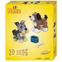 Boîte De Perles Hama - Midi - Chiens 3d