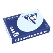 Ramette De Papier - 500 Feuilles A4 21 X 29.7 Cm - 80 G/m² - Trophée - Clairefontaine - Bleu