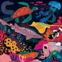 Puzzle Phosphorescent Océan - 500 Pcs - Mudpuppy