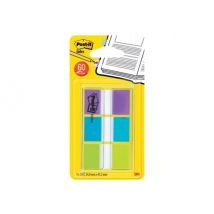 Marque-pages Post-it Souples, Assortiment De Couleurs 3 X 20 / Pack