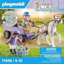Playmobil - Enfants Avec Calèche Et Poney - 71496 - Le Poney Club