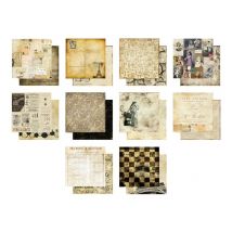 10 Papiers Scrapbooking - Le Temps Des Secrets - Draeger by Toga