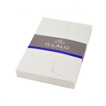 25 Enveloppes Adhésives Lalo Vergé - C6 - 114x162mm - Blanc - Clairefontaine