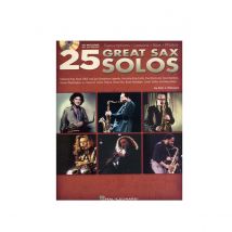 25 Great Sax Solos Saxophone +cd