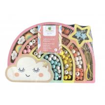 Coffret Arc-en-ciel - Perles En Bois - Sycomore