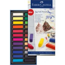 Boite 24 Demi Pastels Tendres - Faber Castell