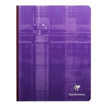 Cahier Broché Toilé - 17x22 Cm - 192 Pages Seyès - Coloris Assortis - Clairefontaine